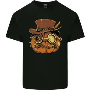 Steampunk Pumpkin Halloween Mens Light Cotton T-Shirt