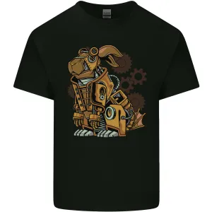 Steampunk Rabbit Mens Light Cotton T-Shirt