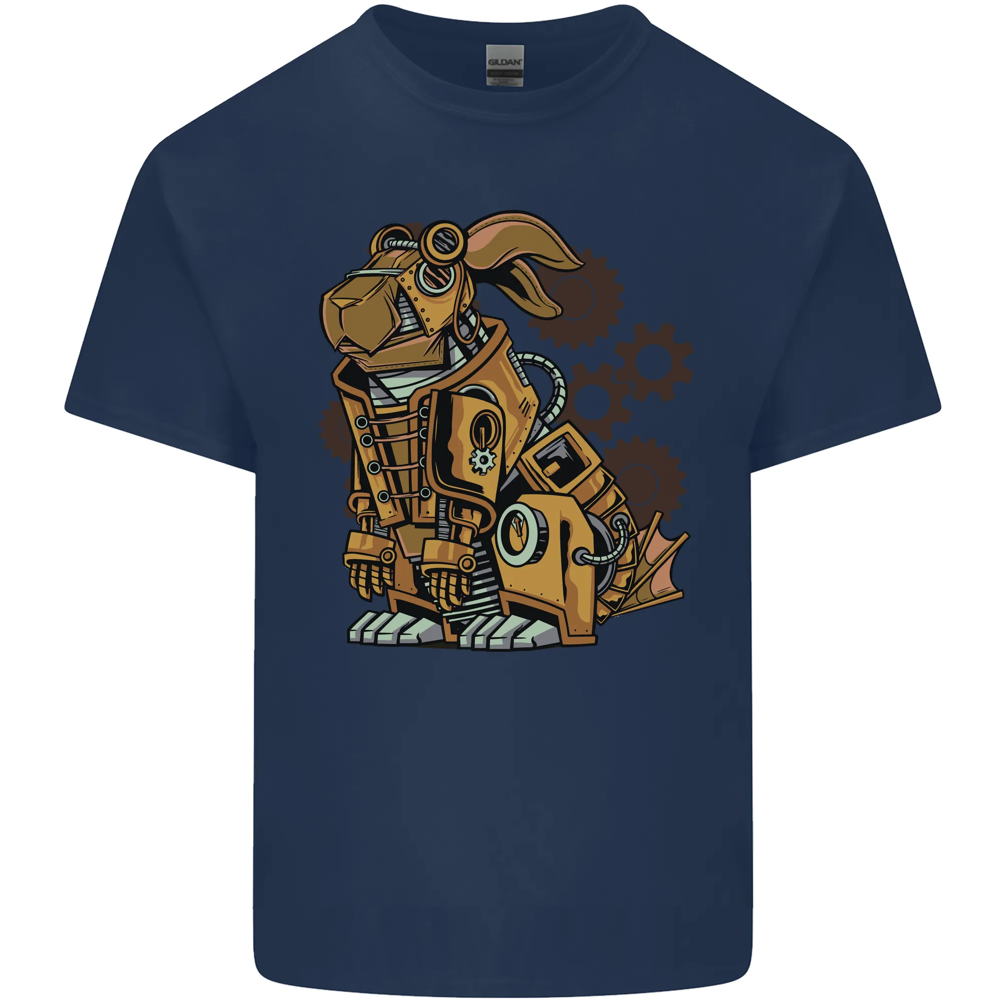 Steampunk Rabbit Mens Light Cotton T-Shirt
