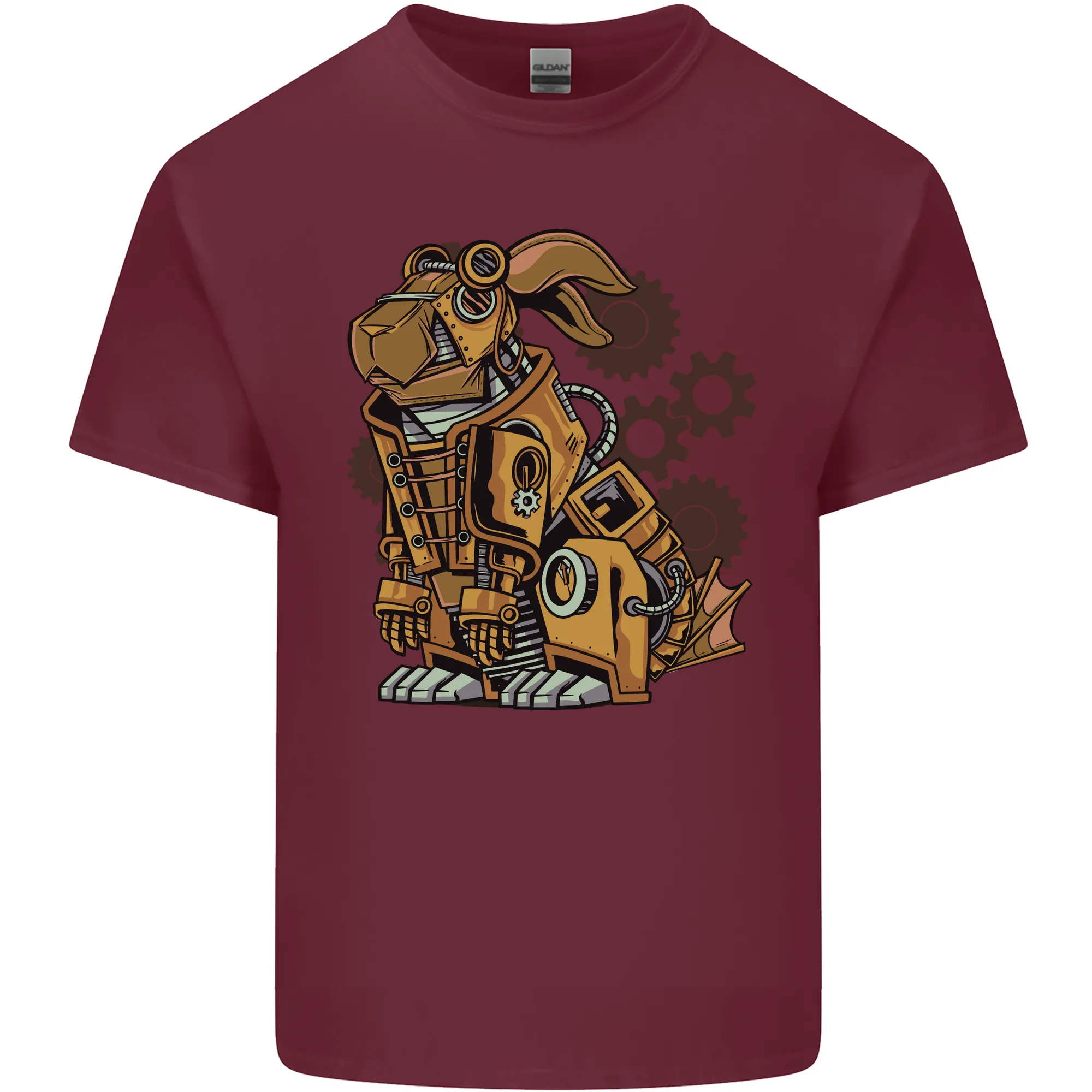 Steampunk Rabbit Mens Light Cotton T-Shirt