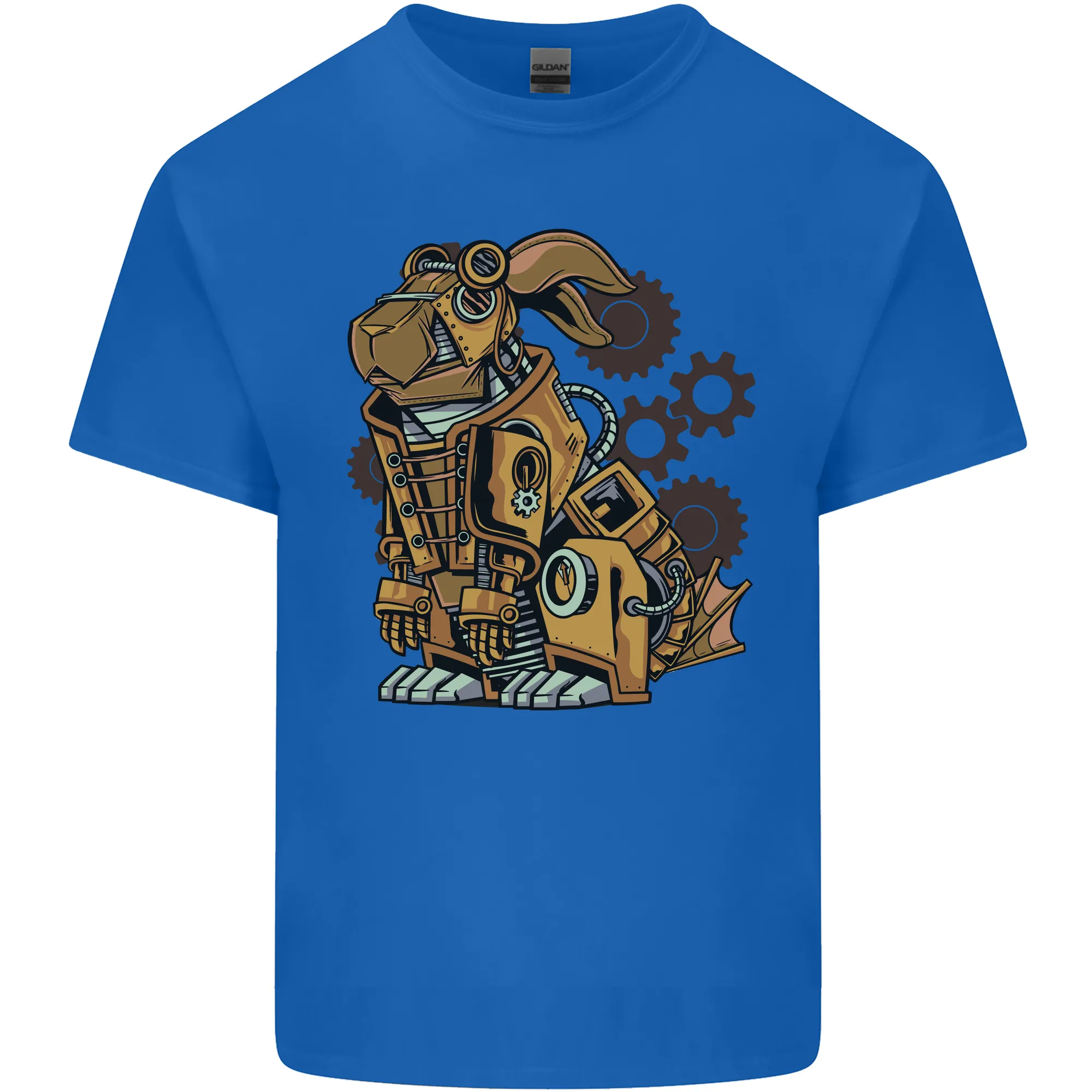 Steampunk Rabbit Mens Light Cotton T-Shirt
