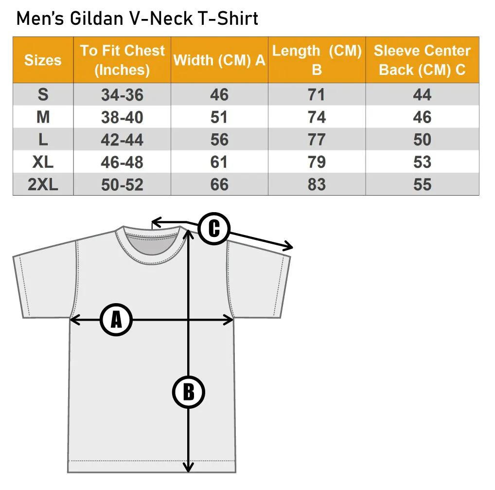 Steampunk Skull Mens V-Neck Cotton T-Shirt