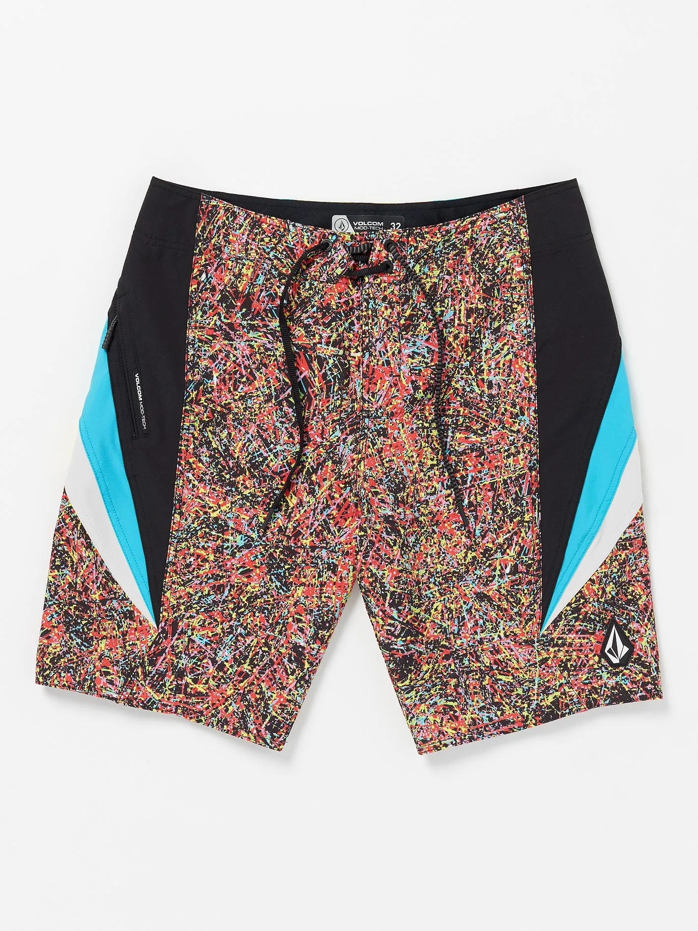 Surf Vitals J Robinson Mod 20" Boardshort - Black