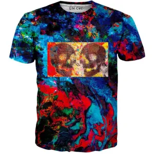 Tie Dye Laughing Skulls T-Shirt