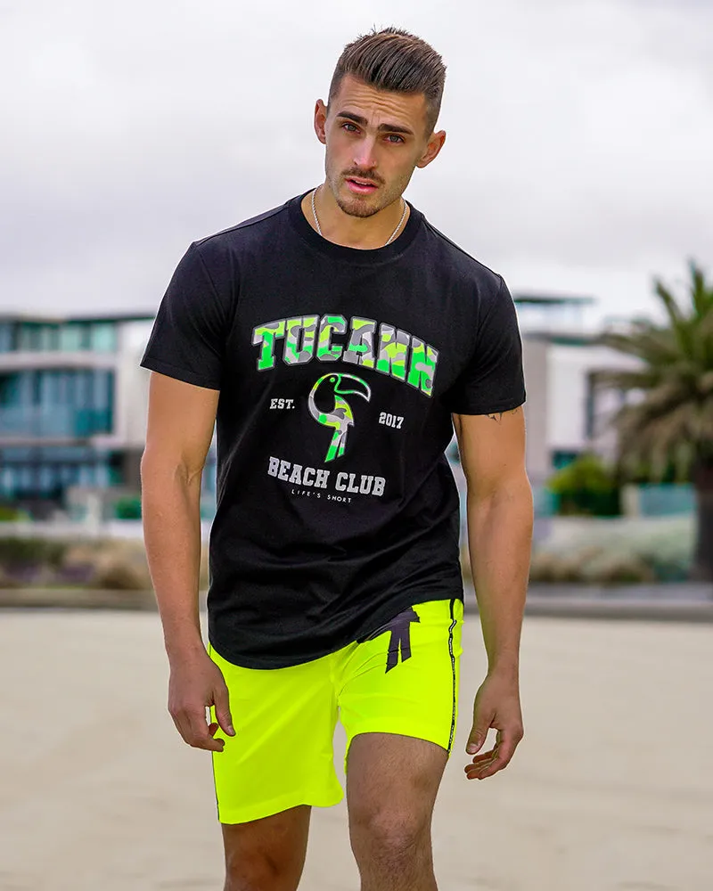 Tucann Beach Club T-Shirt - Black