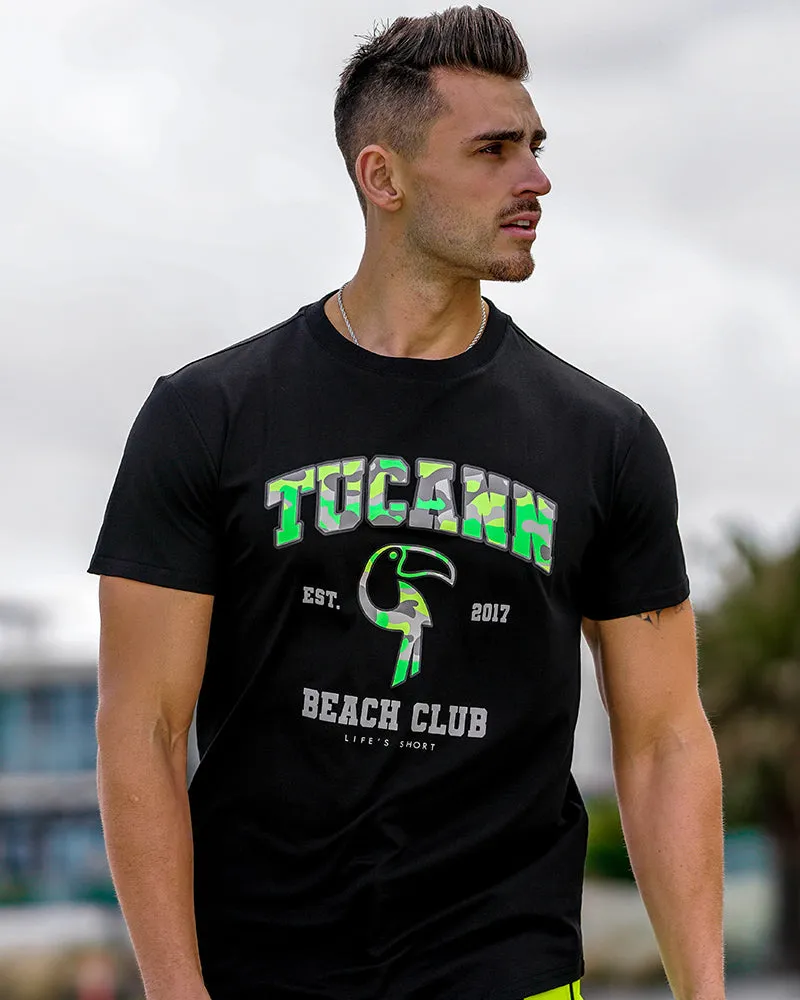 Tucann Beach Club T-Shirt - Black