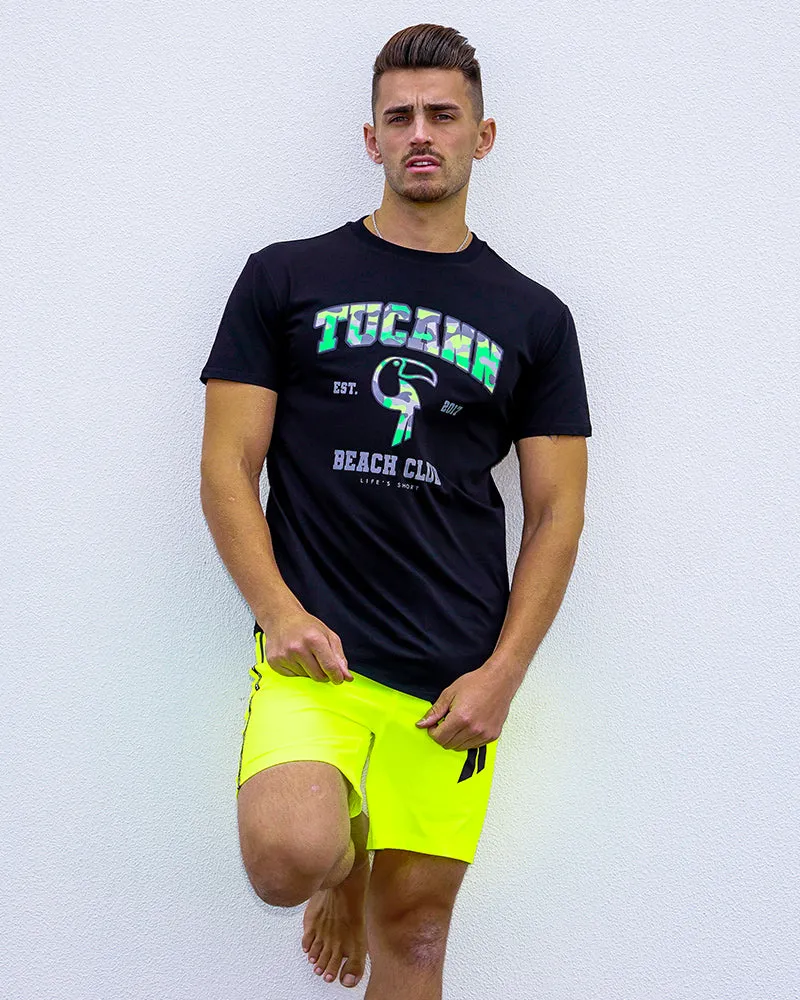 Tucann Beach Club T-Shirt - Black