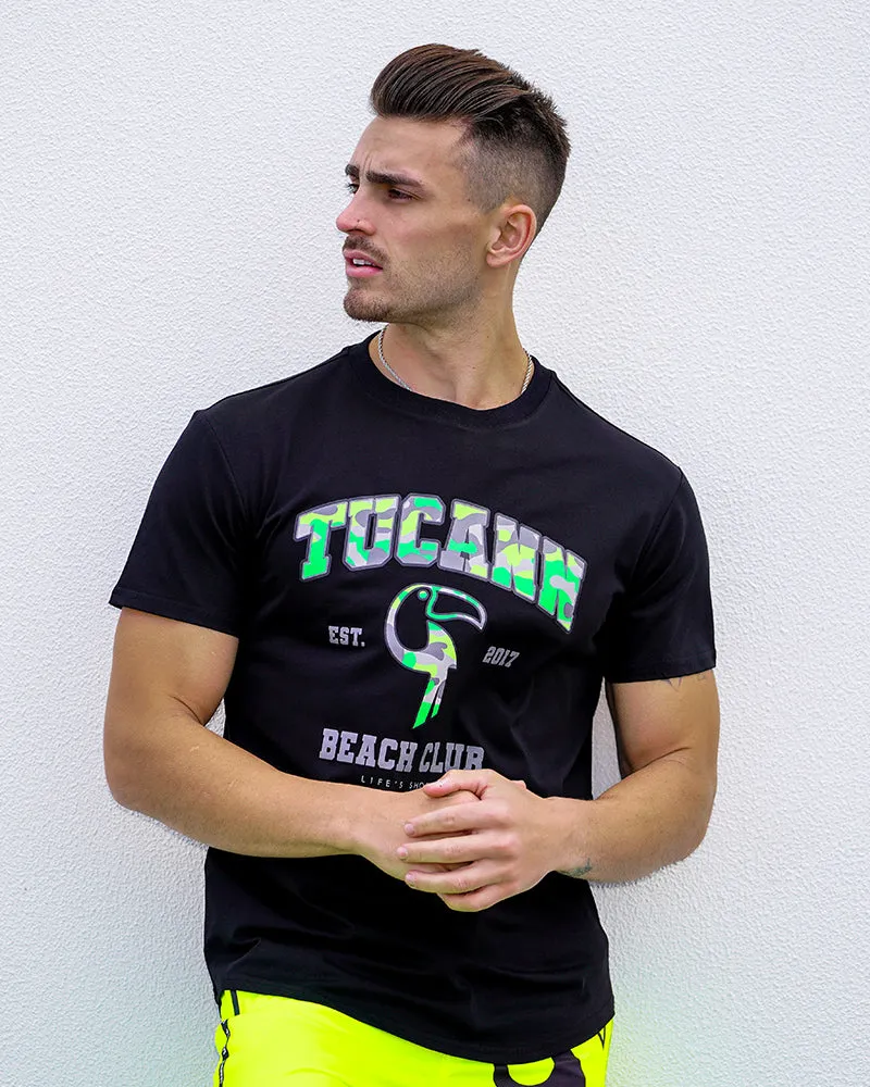 Tucann Beach Club T-Shirt - Black