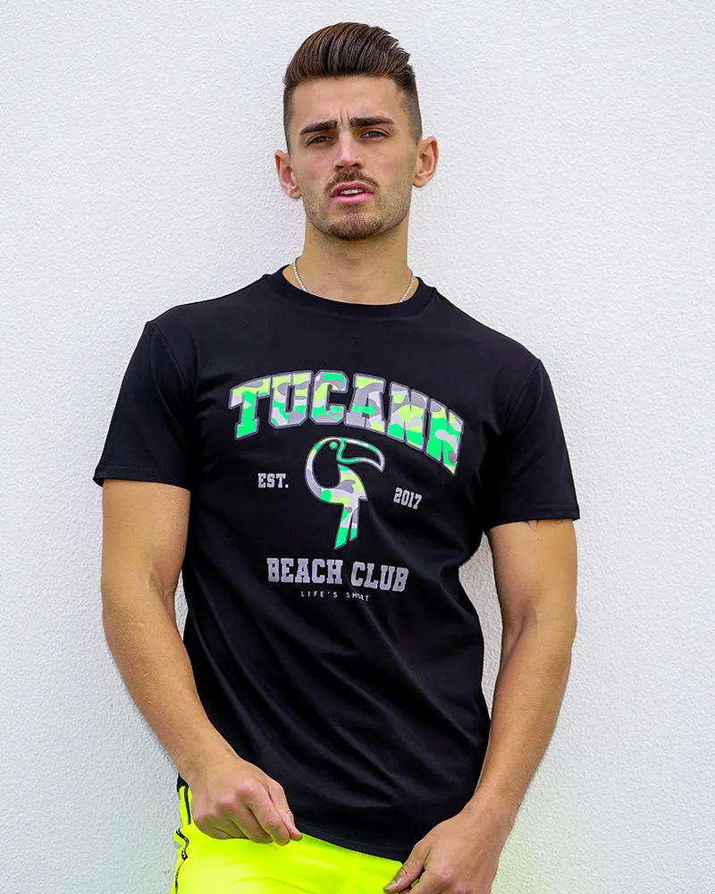 Tucann Beach Club T-Shirt - Black
