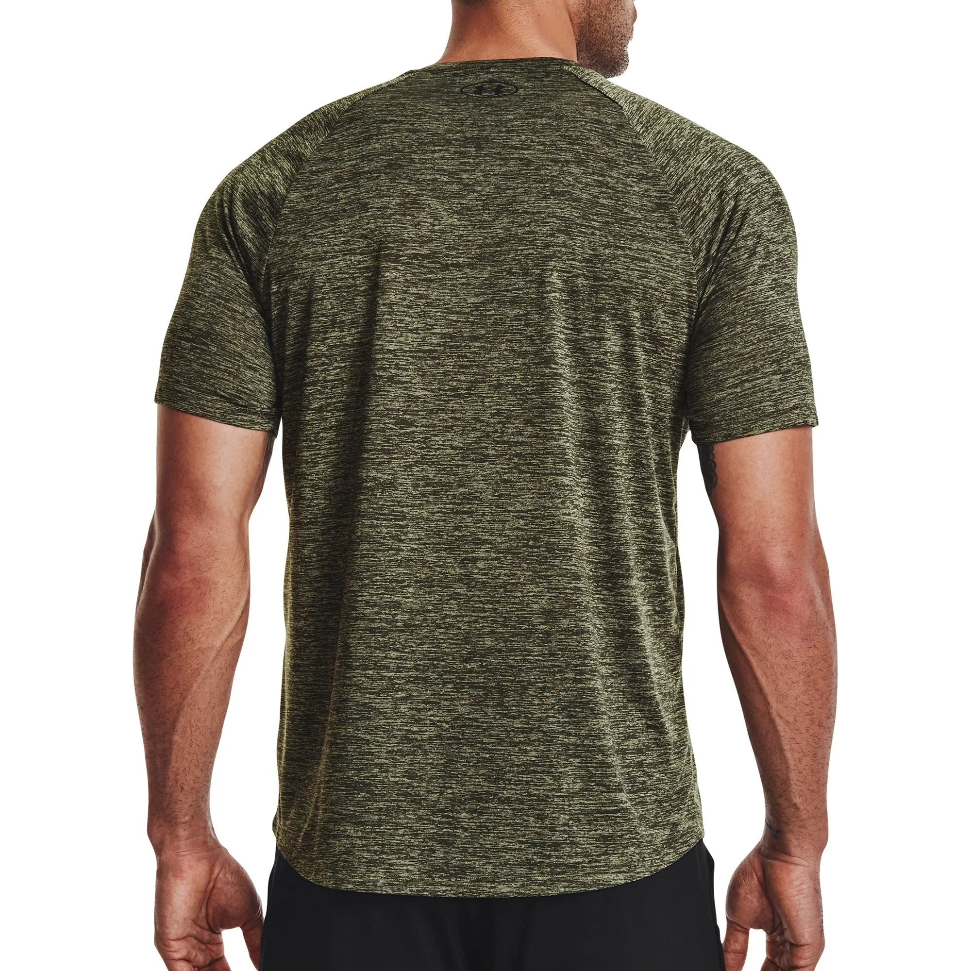 Under Armour Tech Short Sleeve Mens Training Top - Green