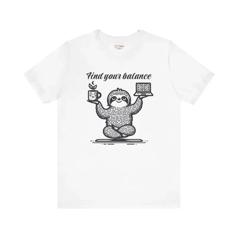 Unisex Jersey Short Tee with Chic Ribbed Knit Collars