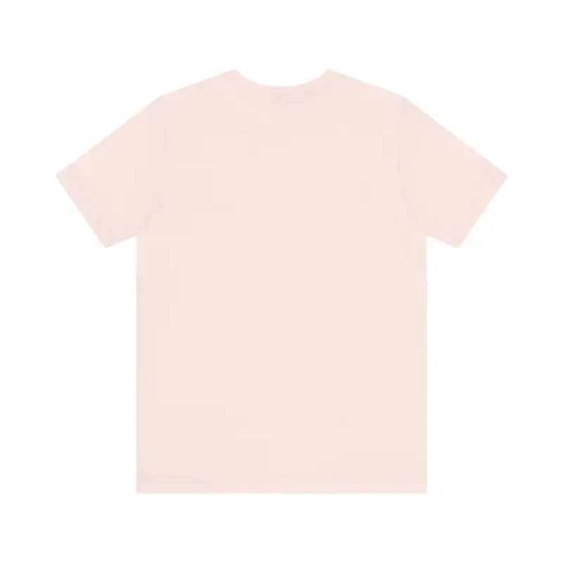 Unisex Jersey Short Tee with Chic Ribbed Knit Collars