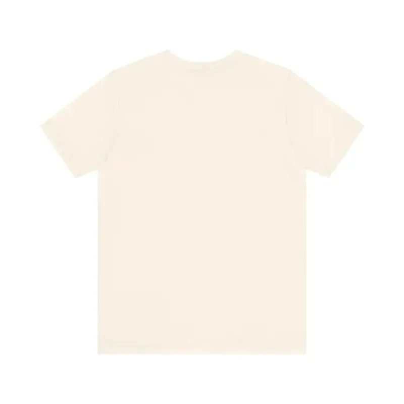 Unisex Jersey Short Tee with Chic Ribbed Knit Collars