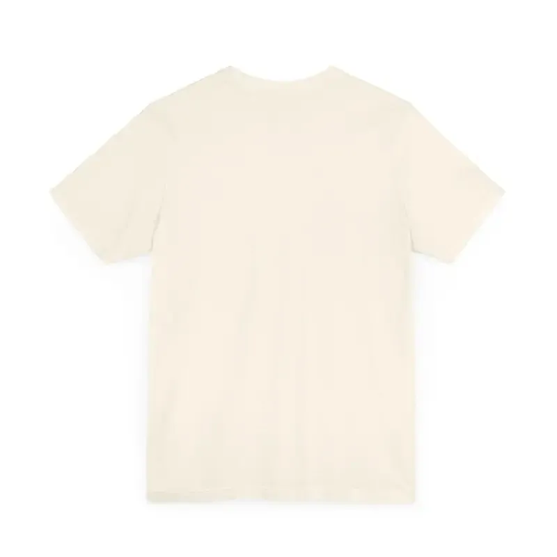 Unisex Jersey Short Tee with Chic Ribbed Knit Collars