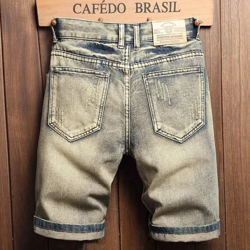 UrbanCowboy Sommer Jeans Shorts für Herren