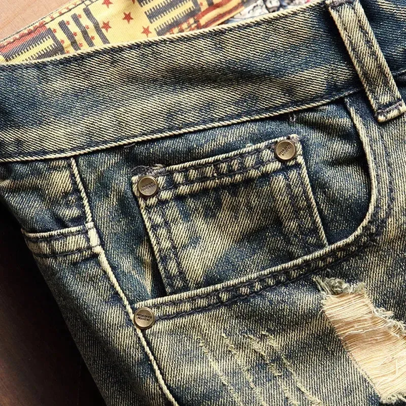 UrbanCowboy Sommer Jeans Shorts für Herren