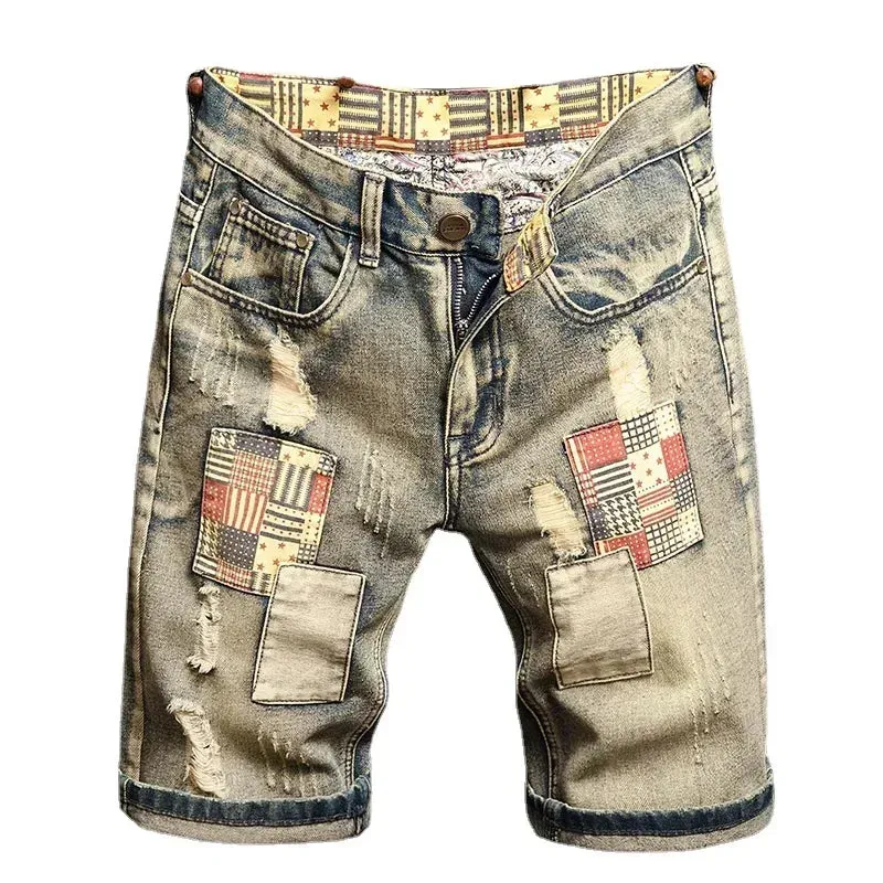 UrbanCowboy Sommer Jeans Shorts für Herren