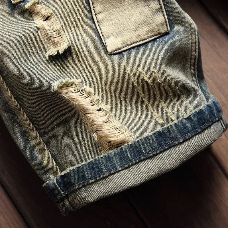 UrbanCowboy Sommer Jeans Shorts für Herren