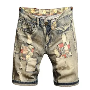 UrbanCowboy Sommer Jeans Shorts für Herren