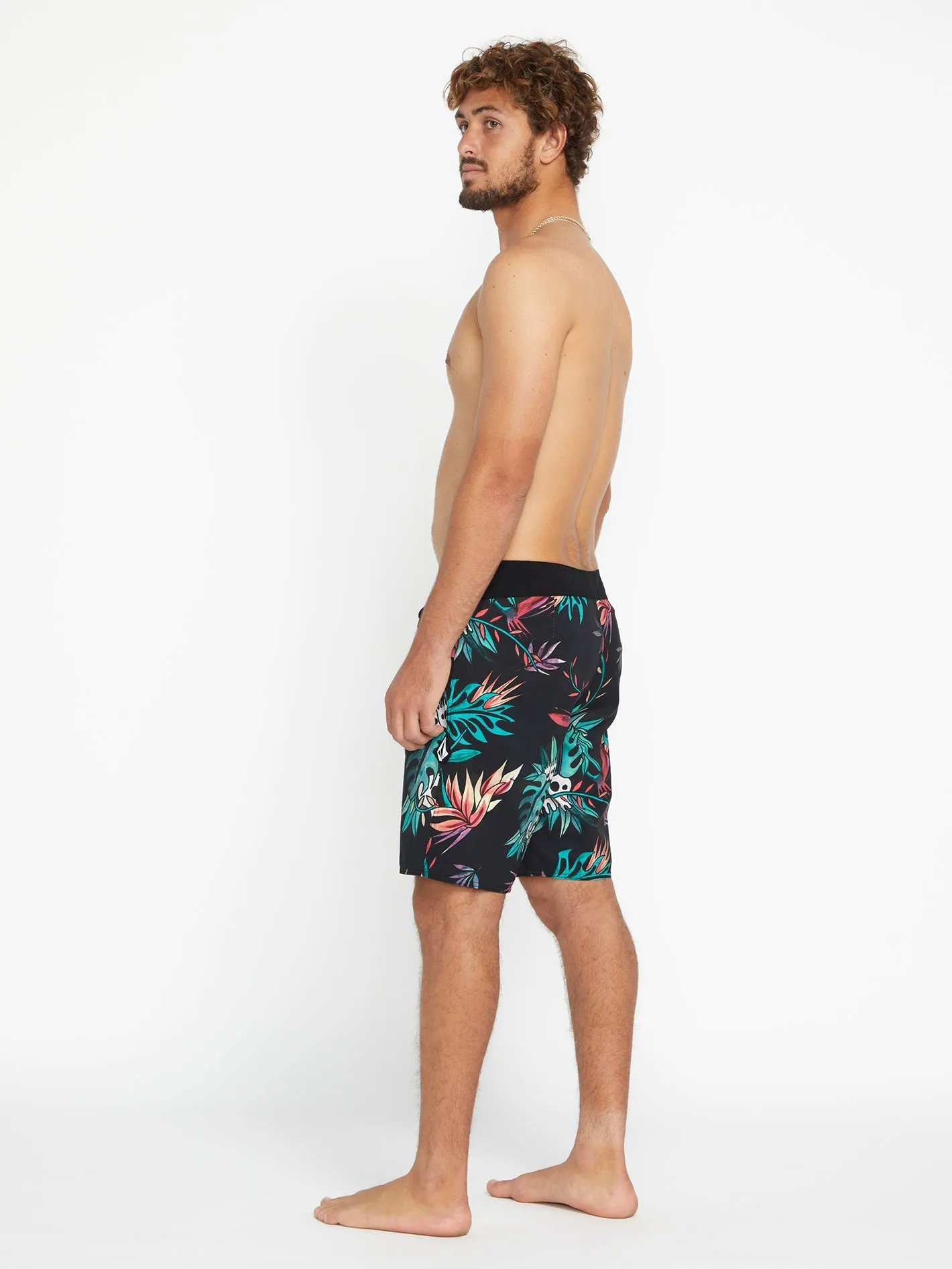 V Ent Pepper Mod 19" Boardshort - BLACK