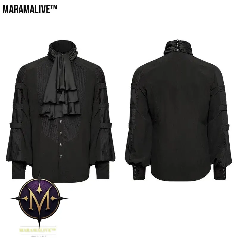 Vintage Men's Retro Fashion Shirt - Costume, Intricate Design
