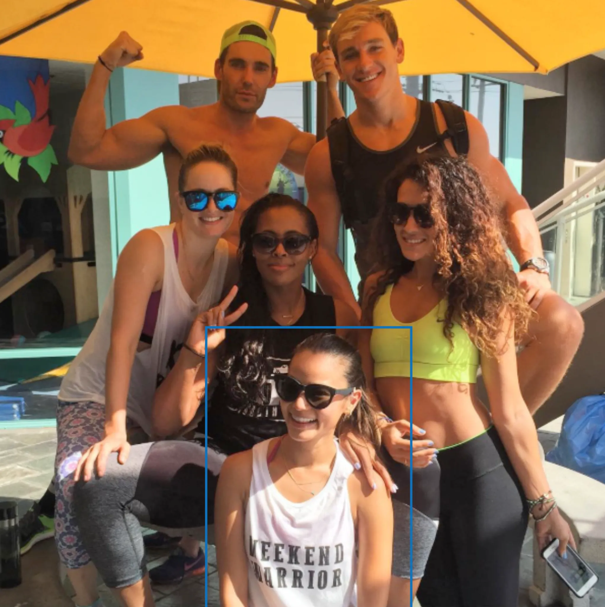 WEEKEND WARRIOR Brooke Muscle Tank