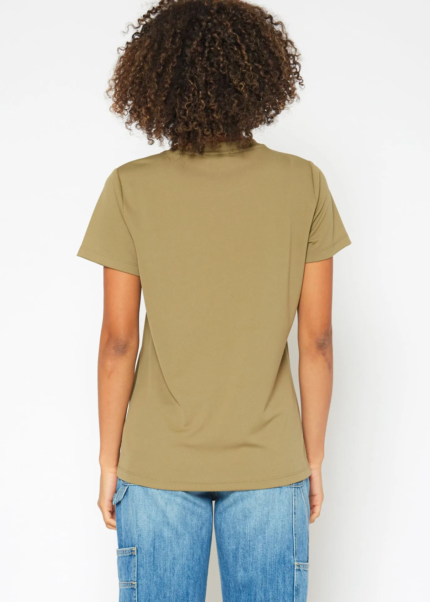 Women's Eco Friendly Reolite Tech T-shirt in Khaki