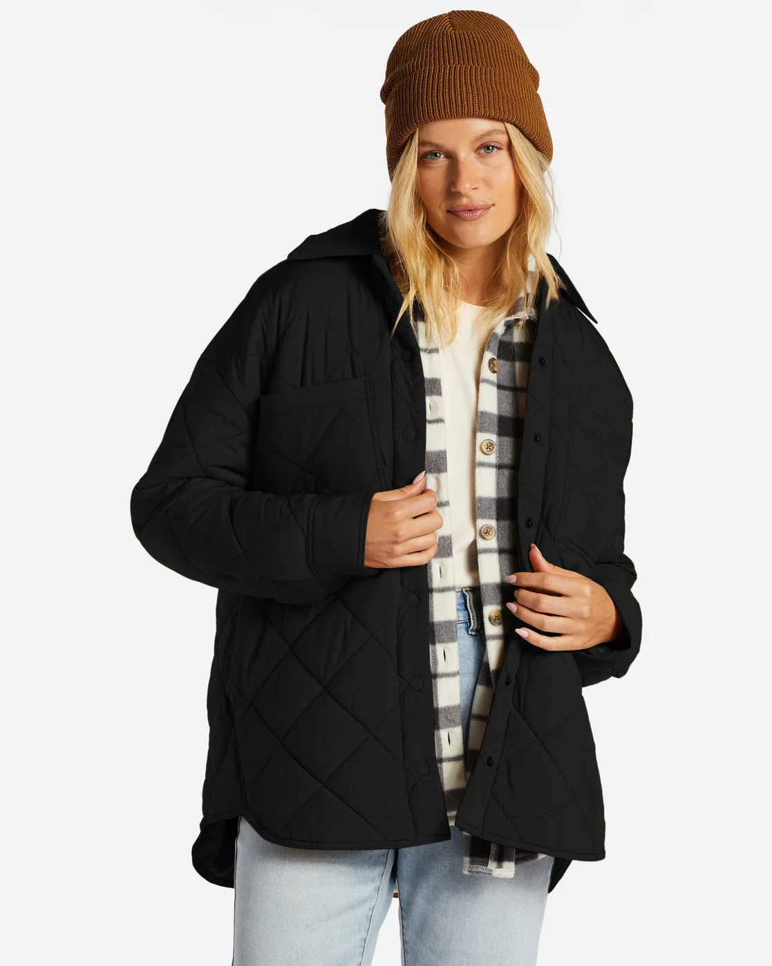 Women's Transport Shacket Snap Front Overshirt