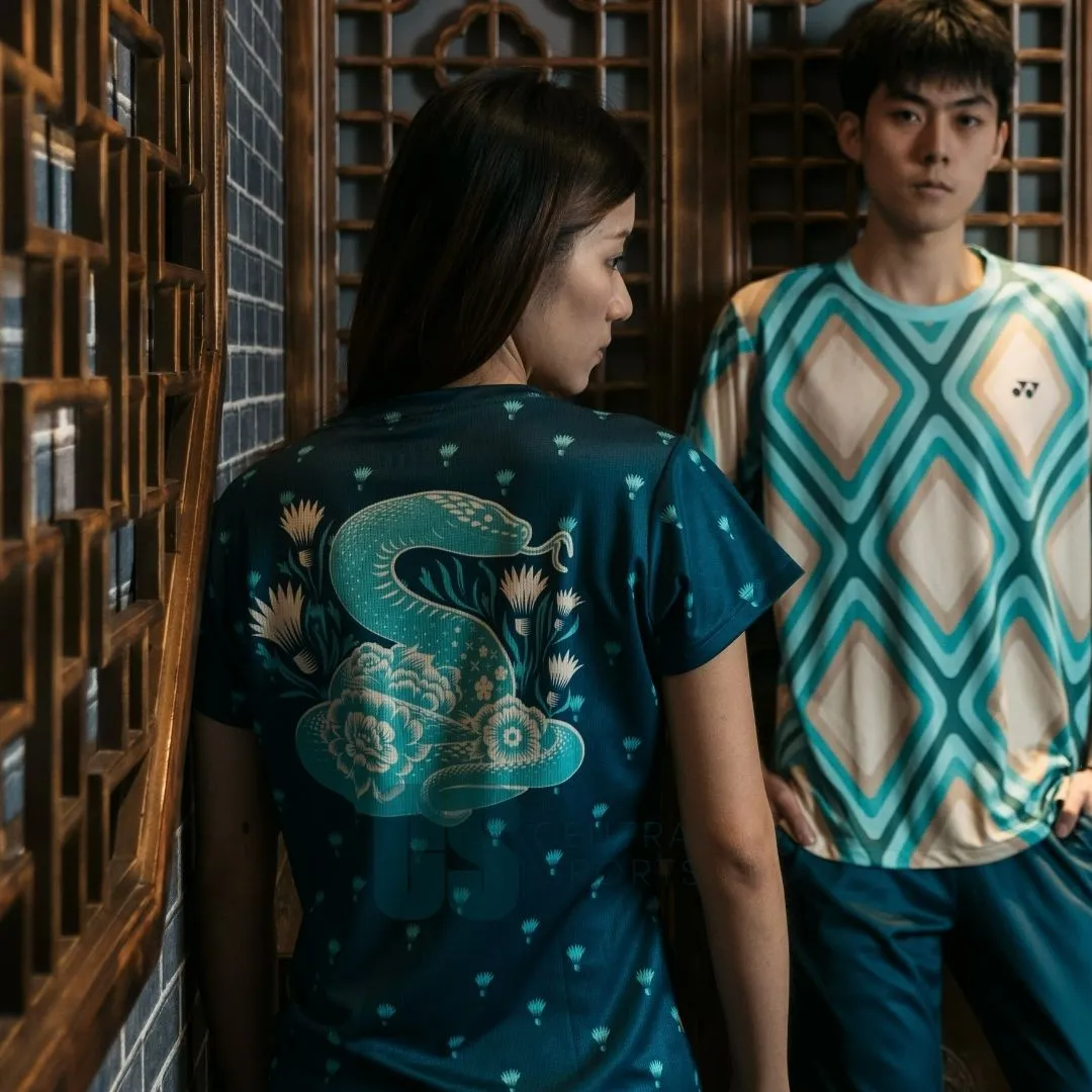 Yonex CNY2025 Diamond Tech T-Shirt Men Jade/Ivory